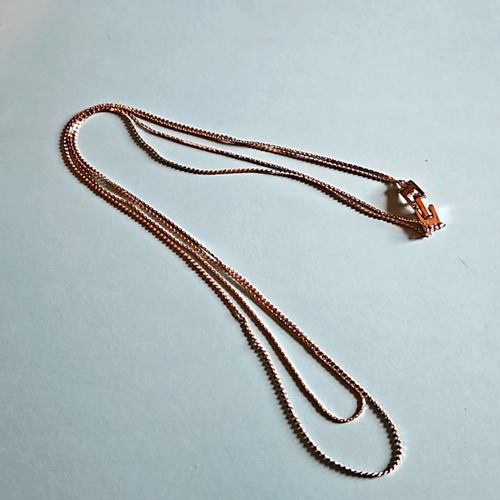 Monet two stand chain necklace